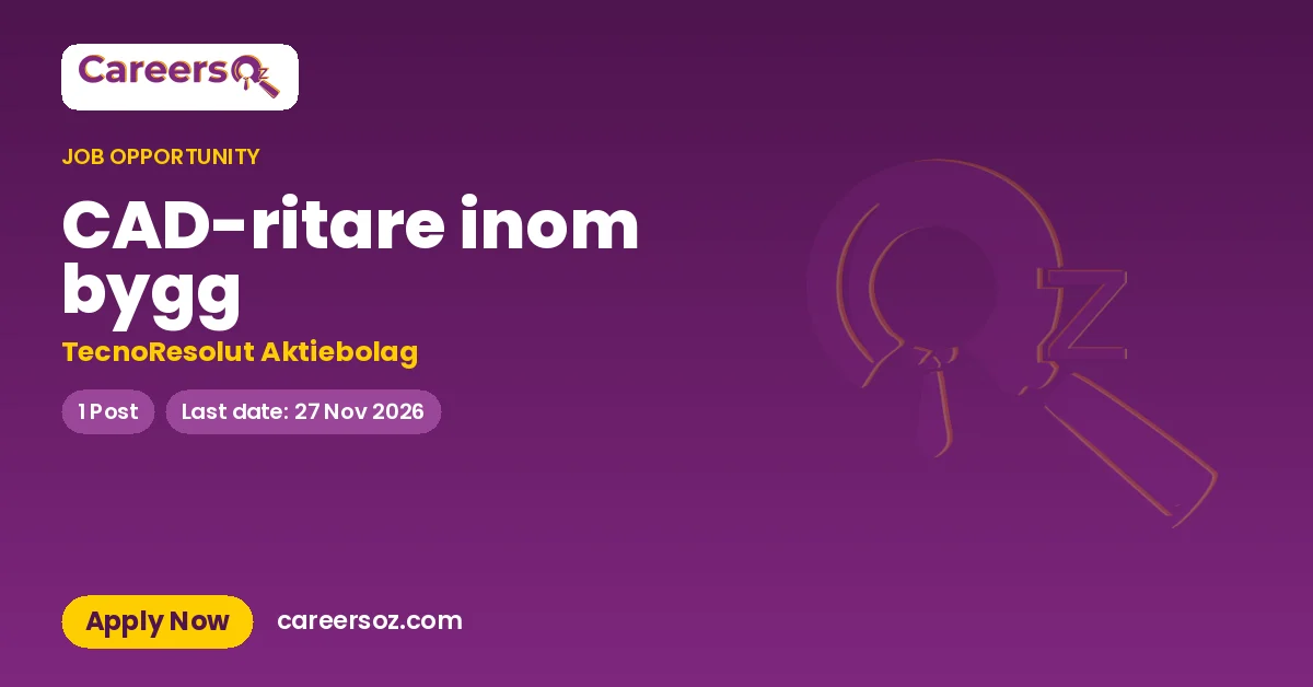 CAD-ritare inom bygg – TecnoResolut Aktiebolag
