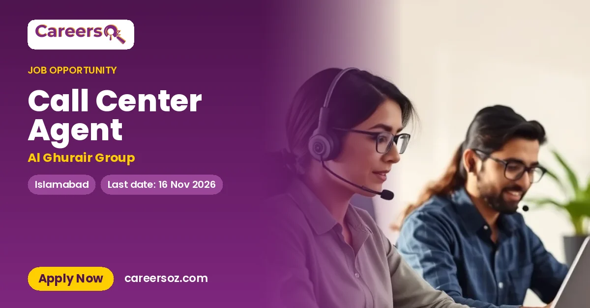 Call Center Agent – Al Ghurair Group