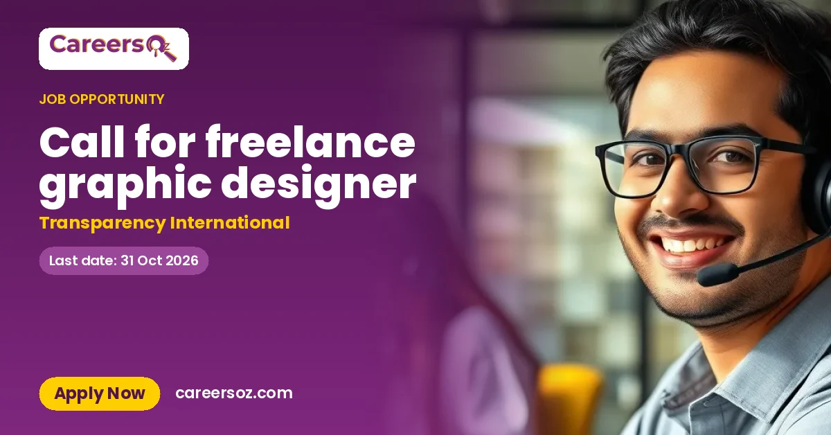 Call for freelance graphic designer – Transparency International