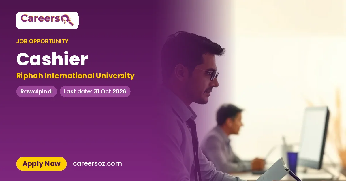 Cashier – Riphah International University
