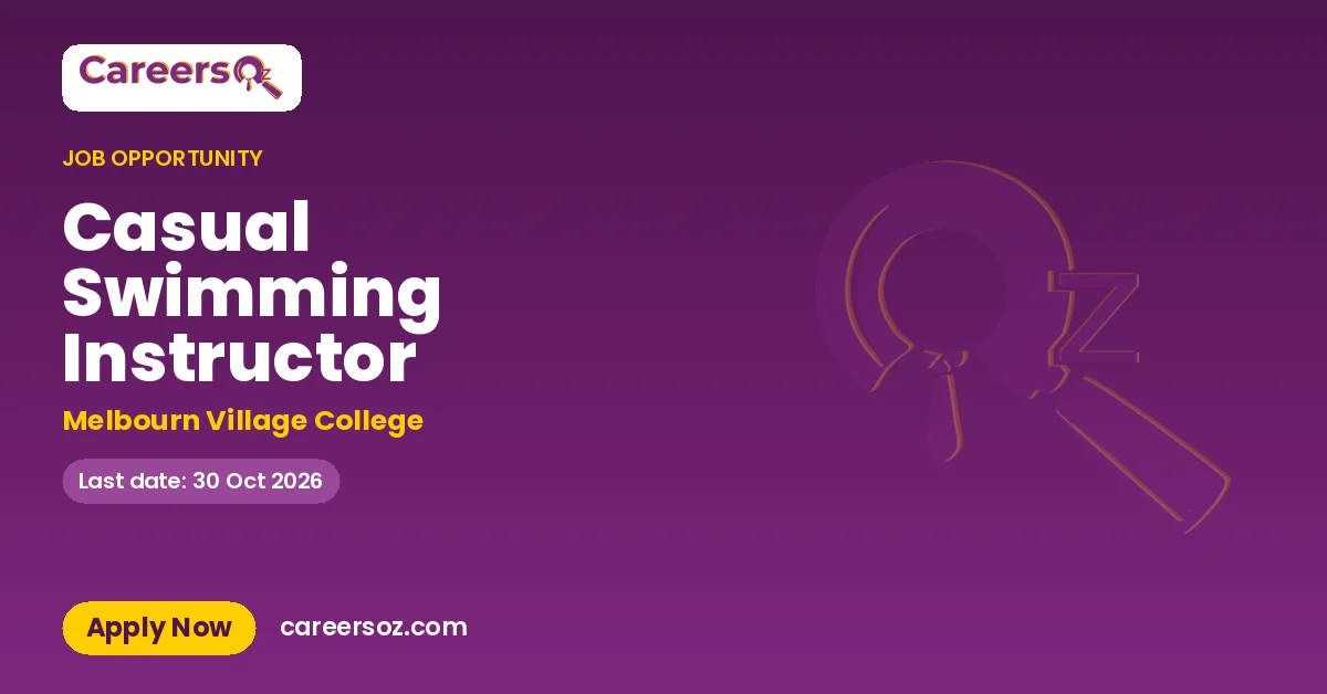 Casual Swimming Instructor – Melbourn Village College