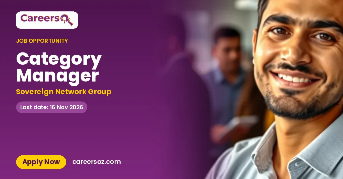 Category Manager – Sovereign Network Group