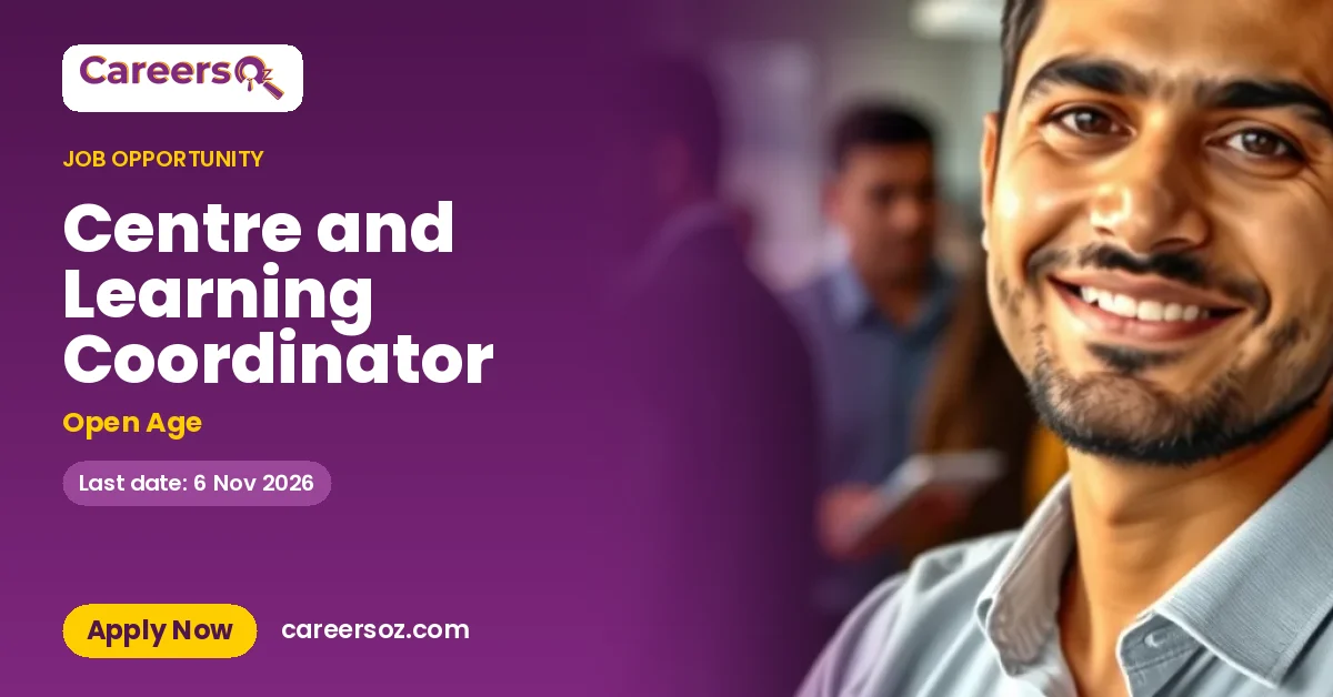 Centre and Learning Coordinator – Open Age