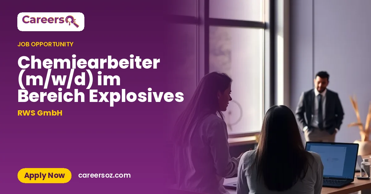 Chemiearbeiter (m/w/d) im Bereich Explosives – RWS GmbH