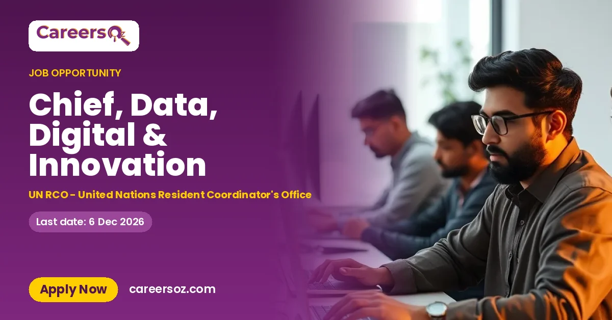 Chief, Data, Digital & Innovation – UN RCO - United Nations Resident Coordinator's Office