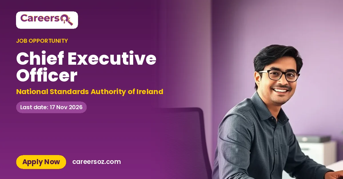 Chief Executive Officer – National Standards Authority of Ireland