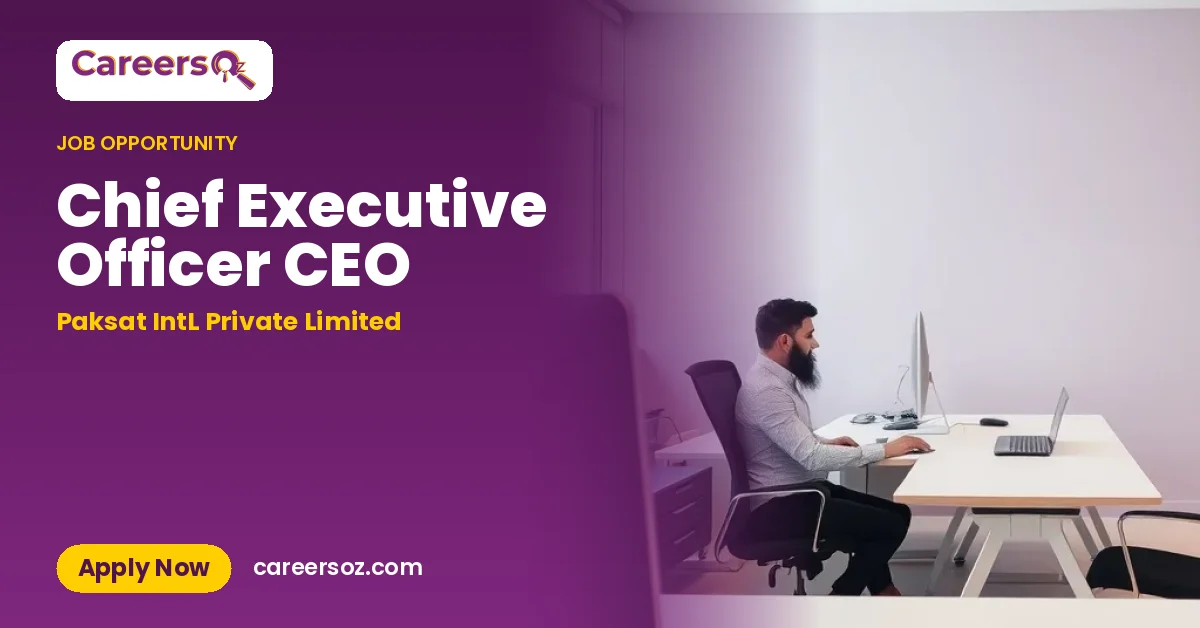 Chief Executive Officer CEO – Paksat IntL Private Limited