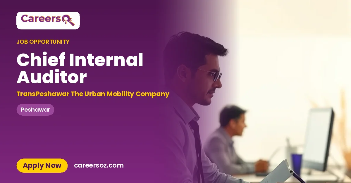 Chief Internal Auditor – TransPeshawar The Urban Mobility Company