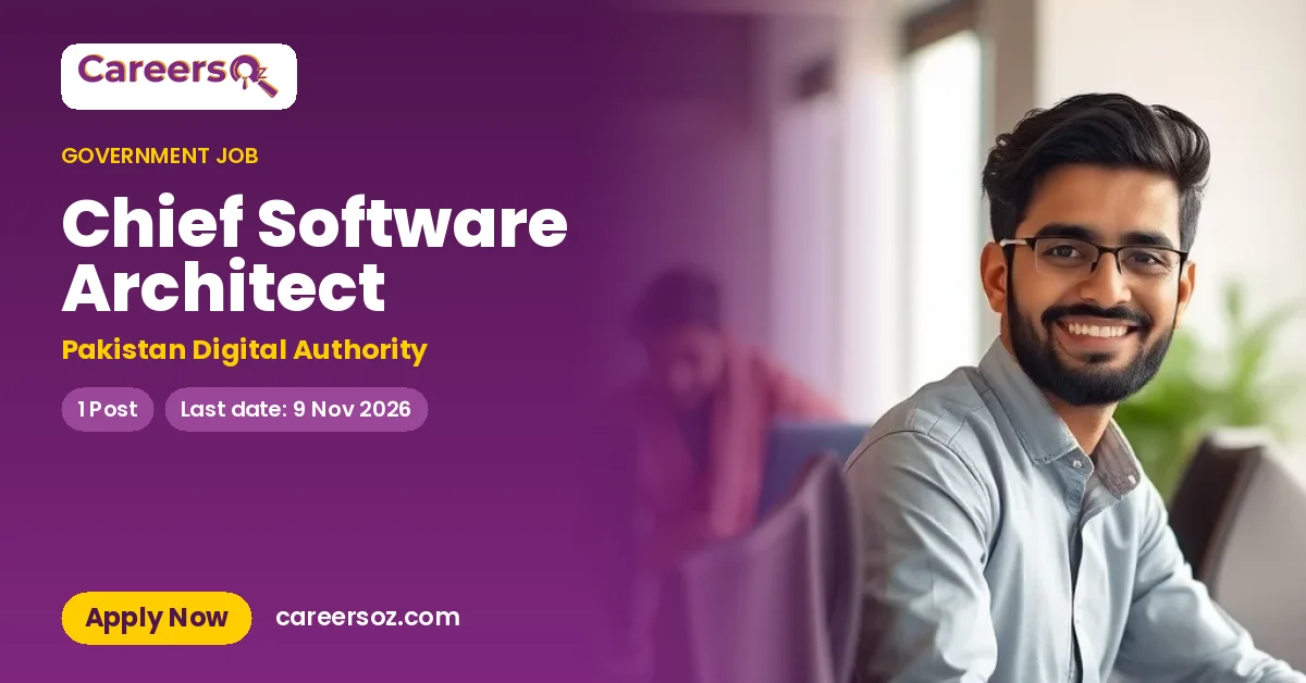 Chief Software Architect – Pakistan Digital Authority