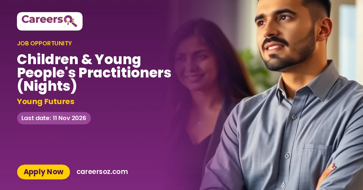 Children & Young People's Practitioners (Nights) – Young Futures