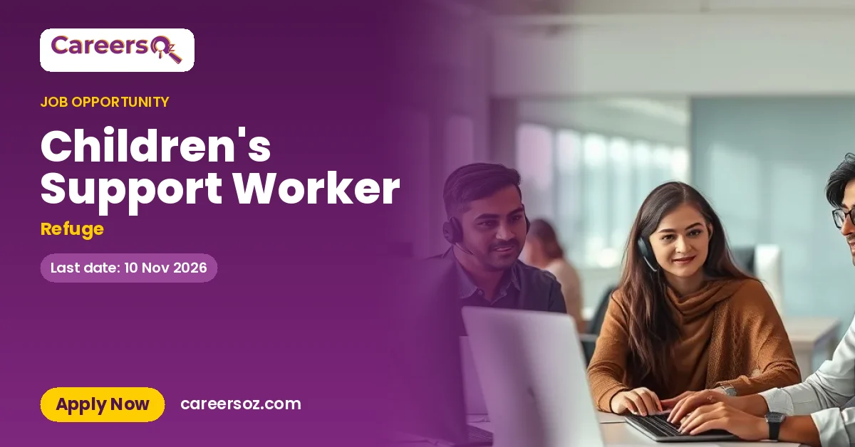 Children's Support Worker – Refuge