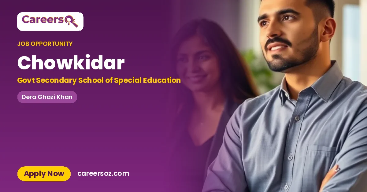 Chowkidar – Govt Secondary School of Special Education