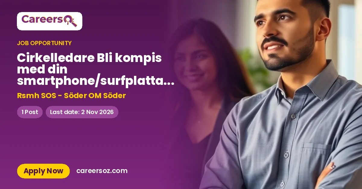 Cirkelledare Bli kompis med din smartphone/surfplatta 5 ggr – Rsmh SOS - Söder OM Söder