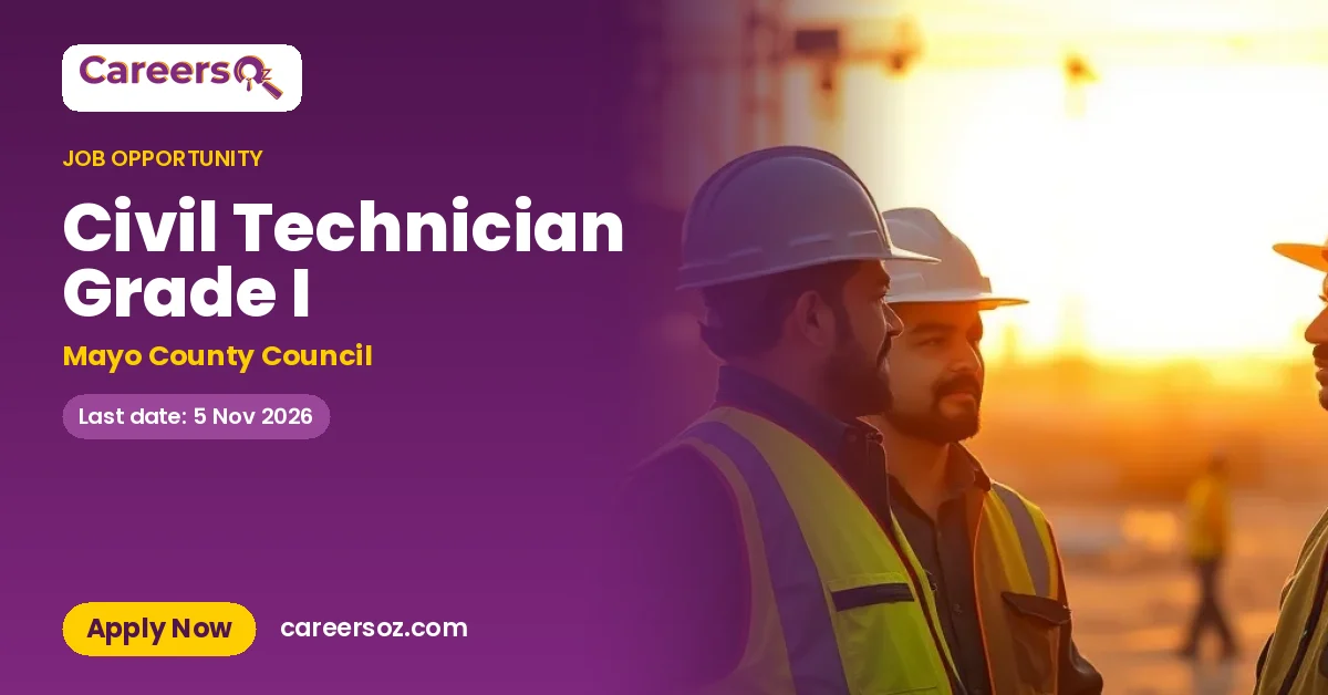 Civil Technician Grade I – Mayo County Council