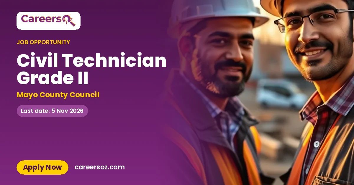 Civil Technician Grade II – Mayo County Council