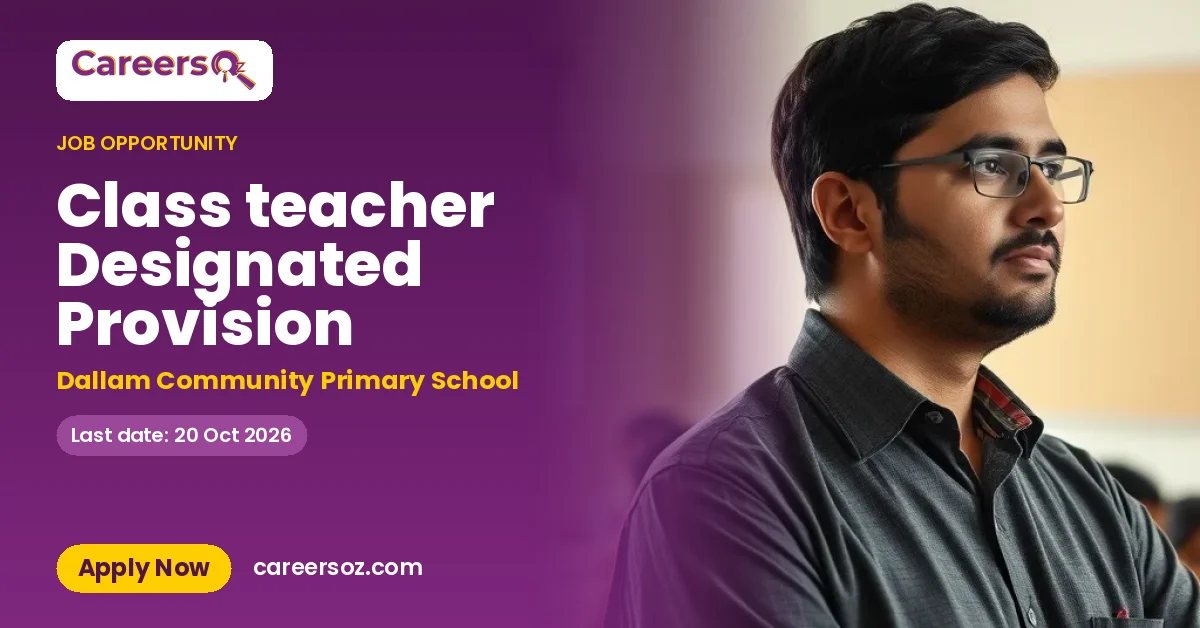 Class teacher Designated Provision – Dallam Community Primary School