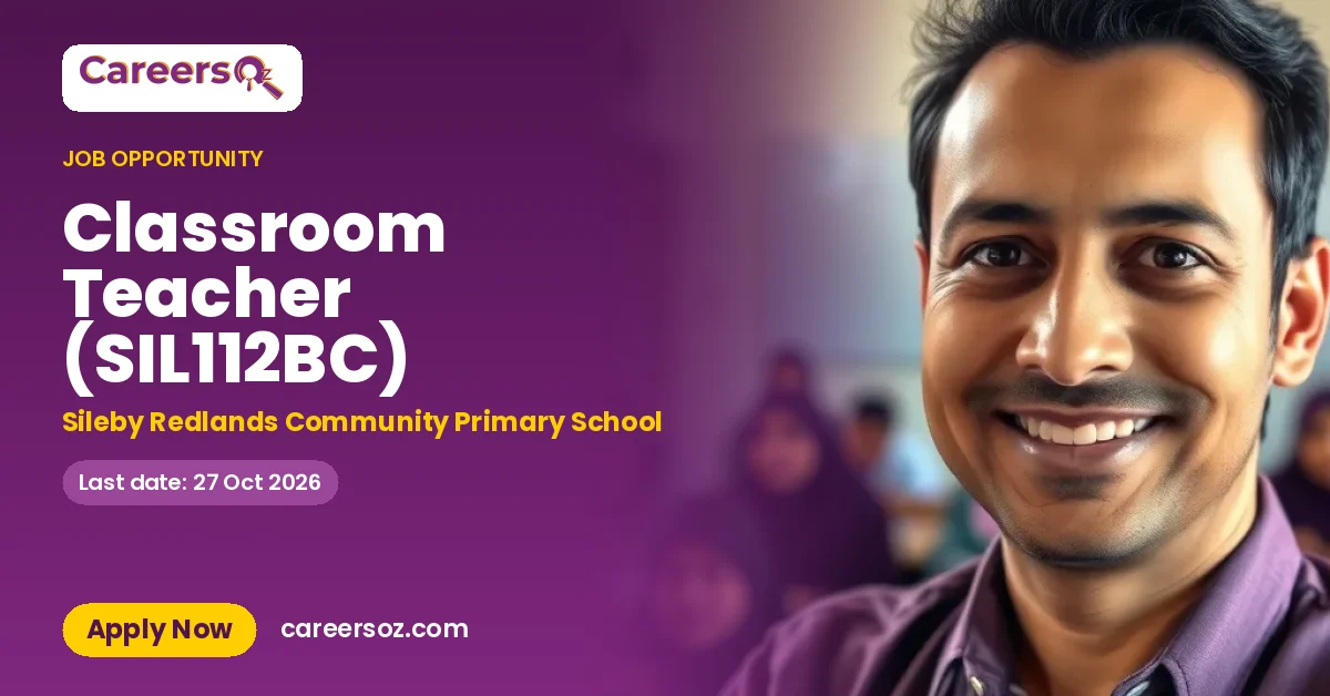 Classroom Teacher (SIL112BC) – Sileby Redlands Community Primary School