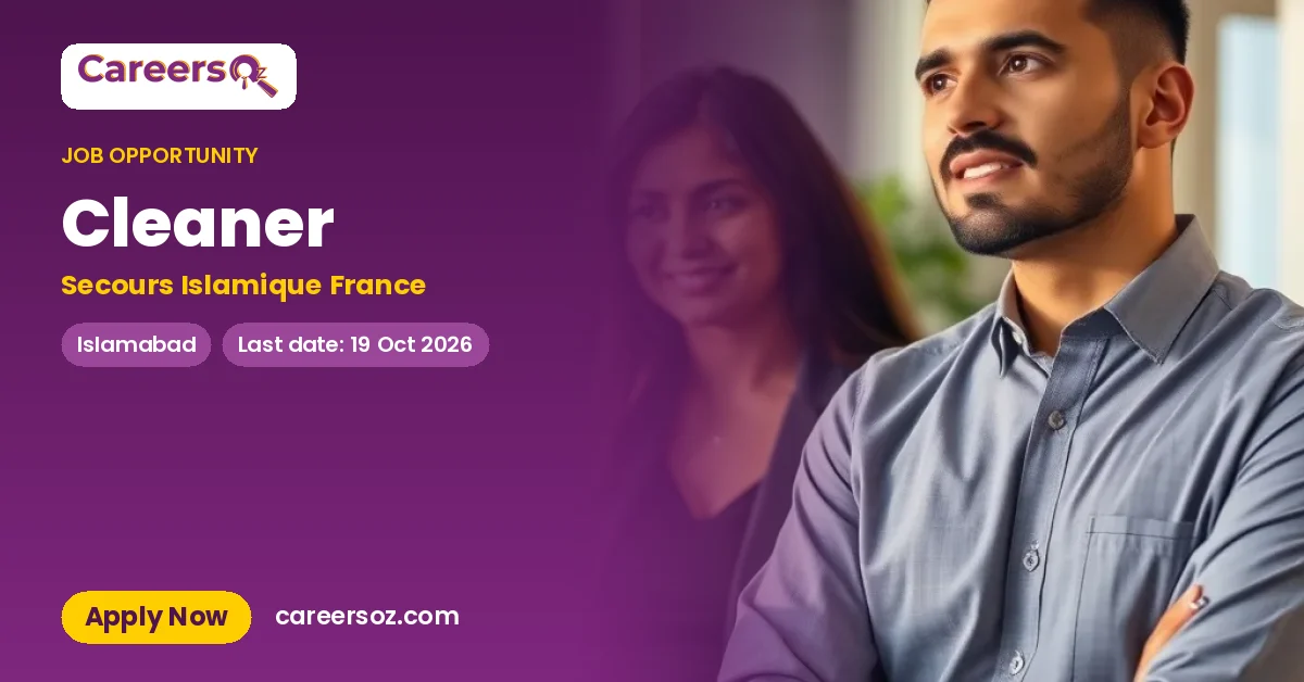Cleaner – Secours Islamique France
