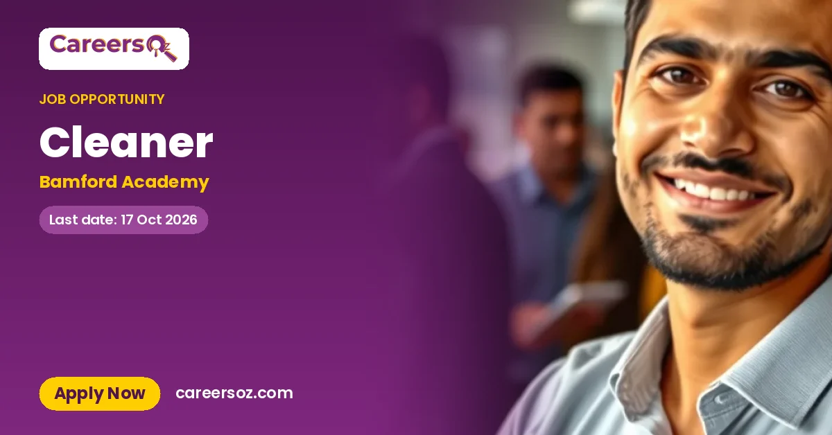 Cleaner – Bamford Academy