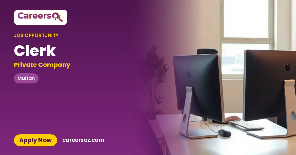 Clerk – Private Company