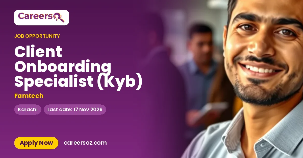 Client Onboarding Specialist (Kyb) – Famtech
