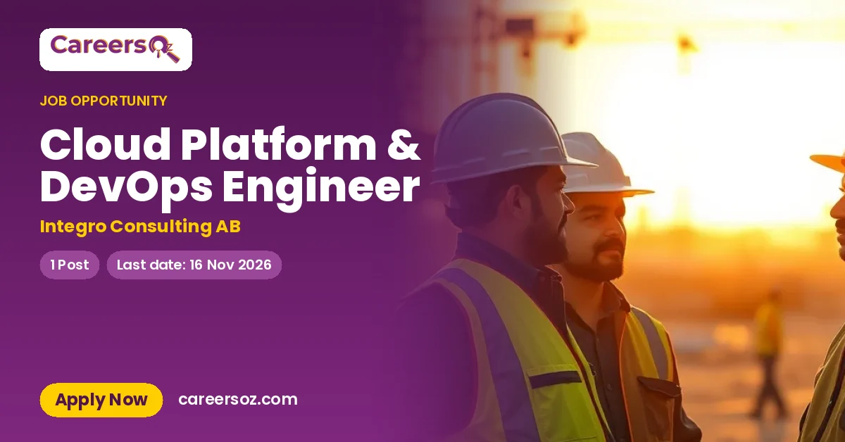 Cloud Platform & DevOps Engineer – Integro Consulting AB