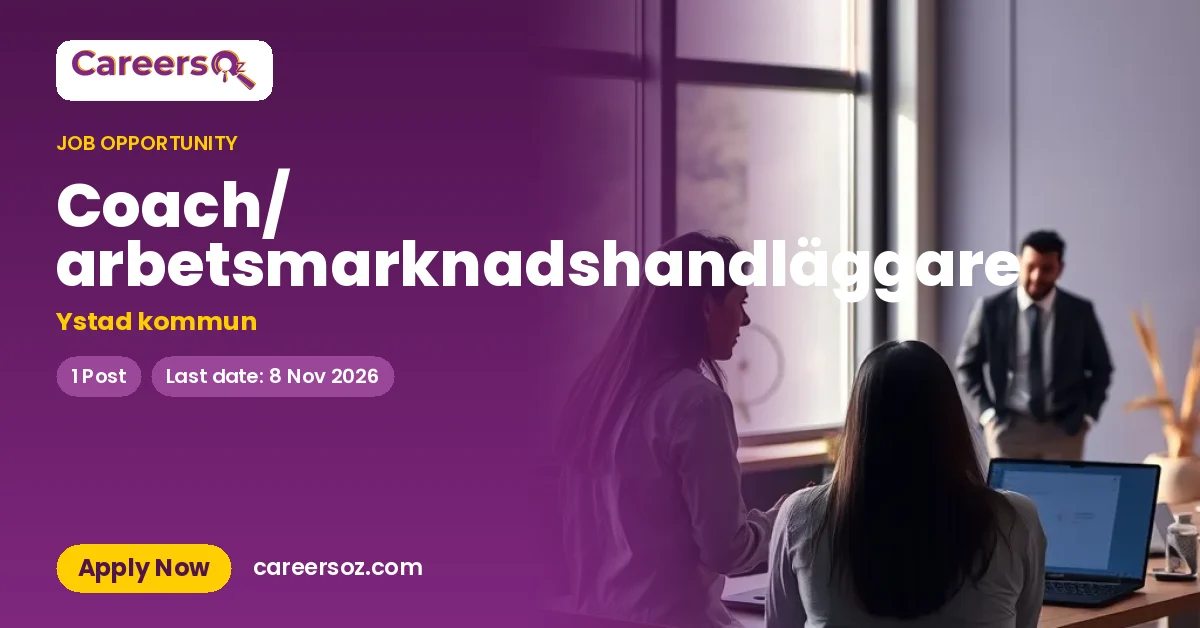 Coach/ arbetsmarknadshandläggare – Ystad kommun