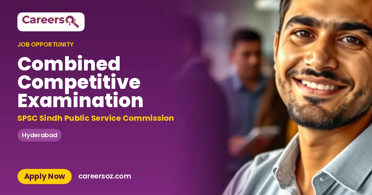 Combined Competitive Examination – SPSC Sindh Public Service Commission
