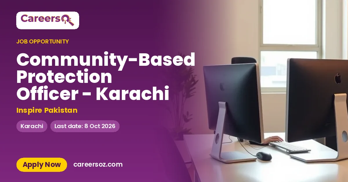 Community-Based Protection Officer - Karachi – Inspire Pakistan