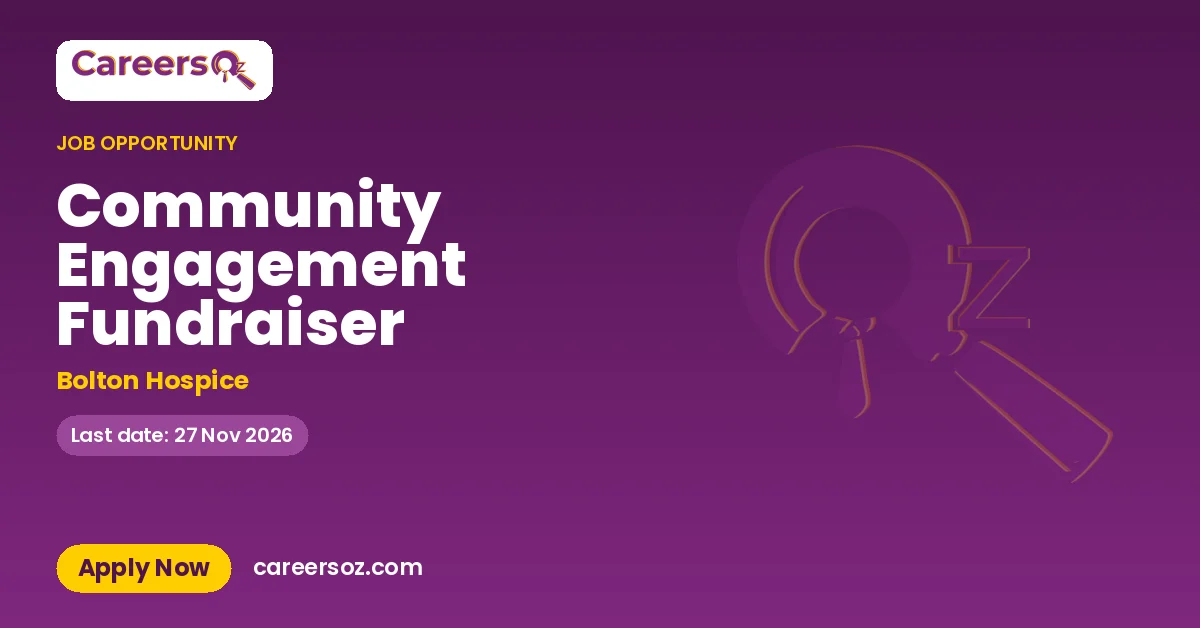 Community Engagement Fundraiser – Bolton Hospice