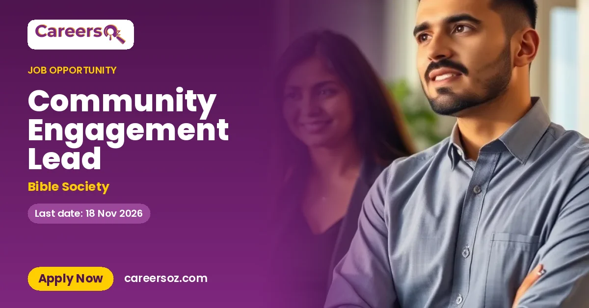 Community Engagement Lead – Bible Society