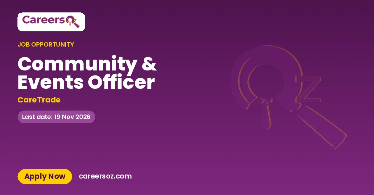 Community & Events Officer – CareTrade