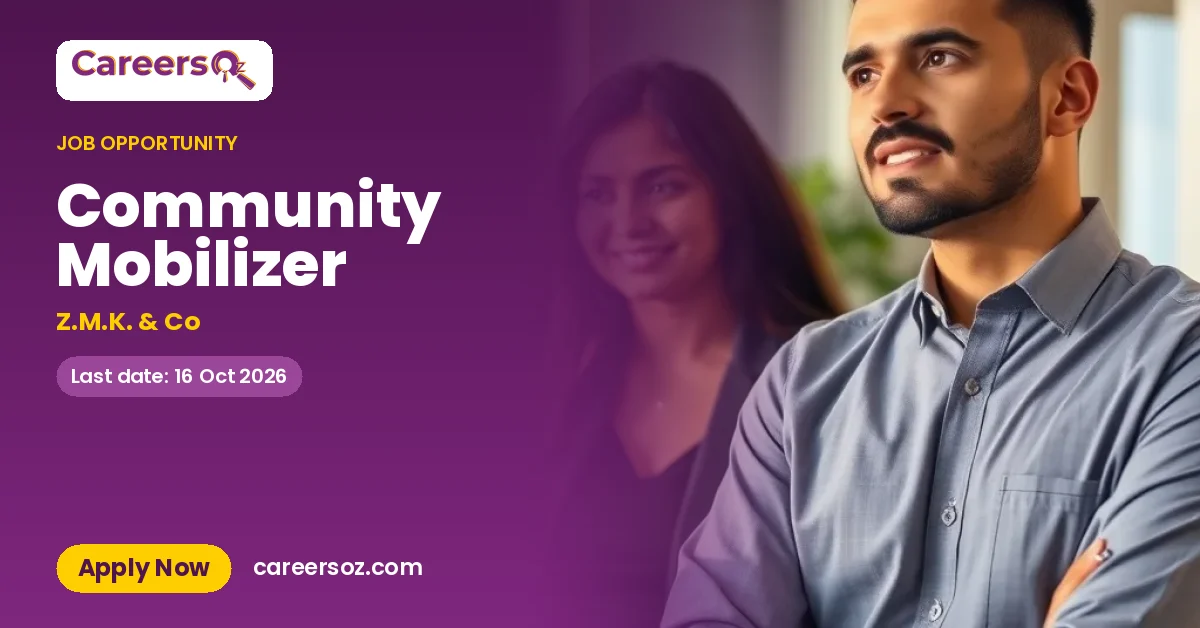 Community Mobilizer – Z.M.K. & Co