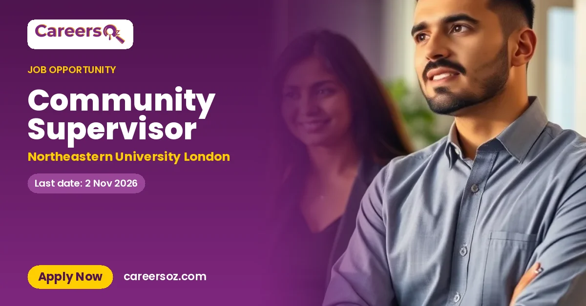 Community Supervisor – Northeastern University London