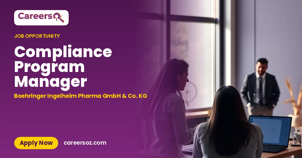 Compliance Program Manager – Boehringer Ingelheim Pharma GmbH & Co. KG