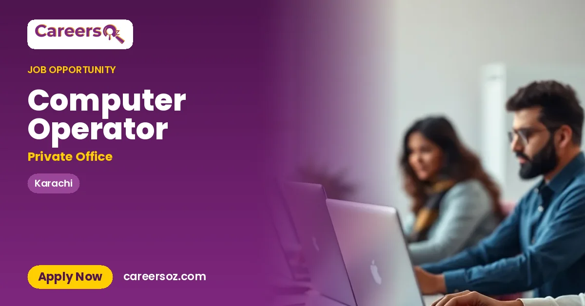 Computer Operator – Private Office