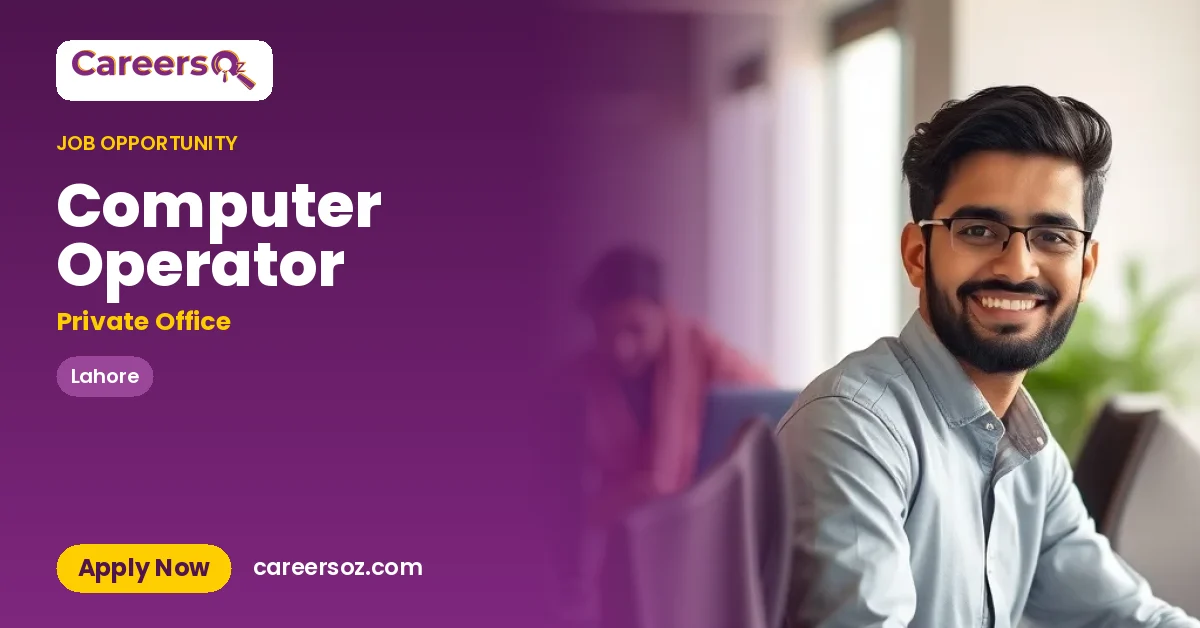 Computer Operator – Private Office