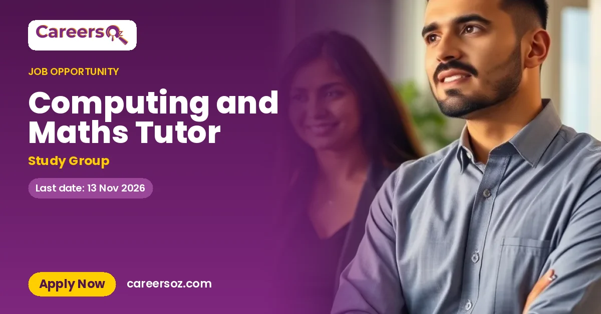 Computing and Maths Tutor – Study Group