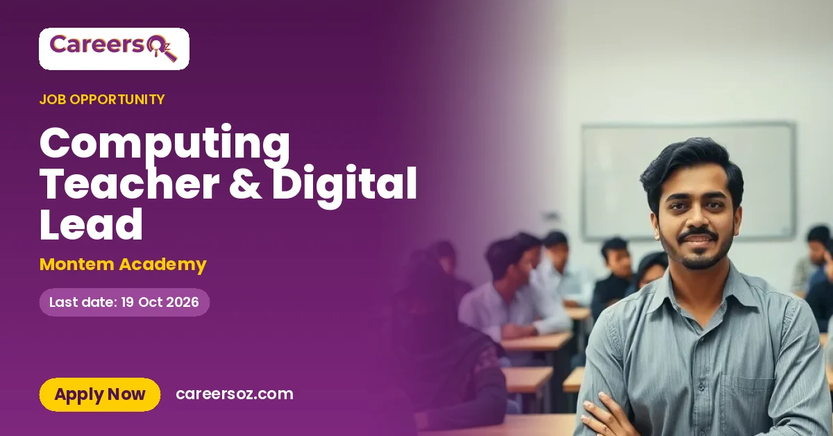 Computing Teacher & Digital Lead – Montem Academy