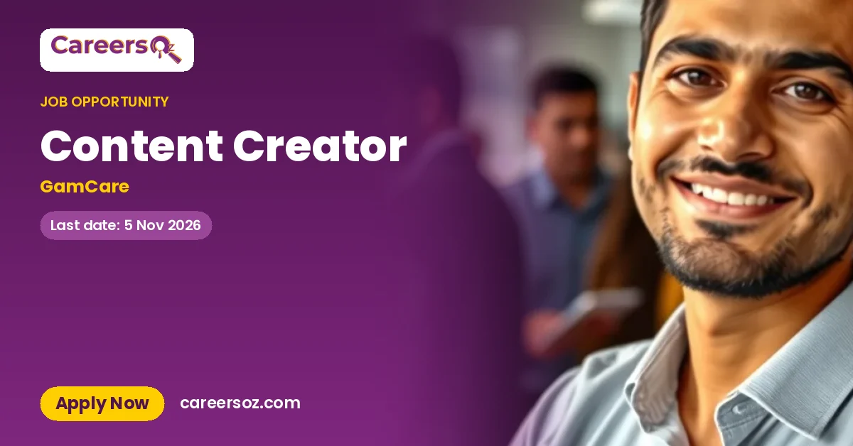 Content Creator – GamCare