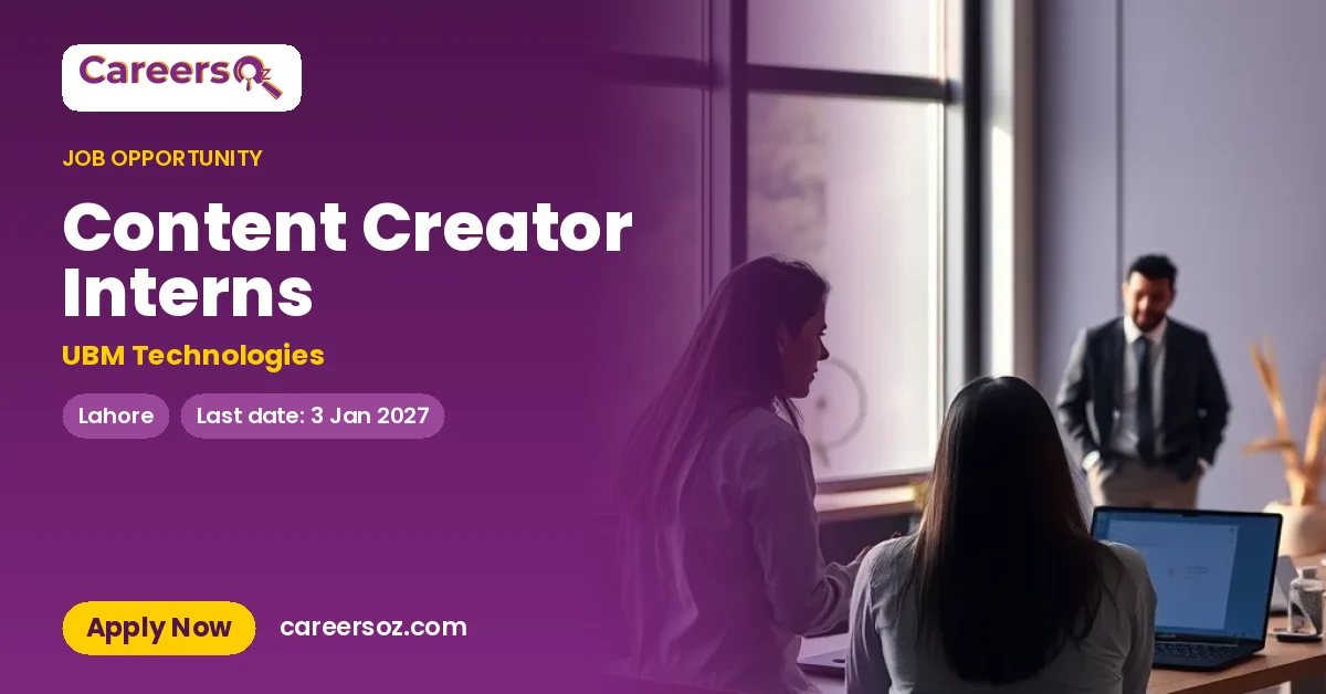 Content Creator Interns – UBM Technologies
