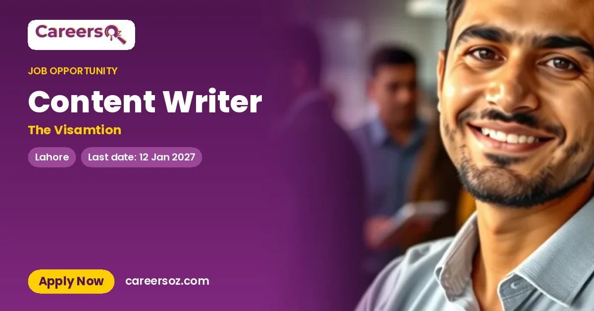 Content Writer – The Visamtion
