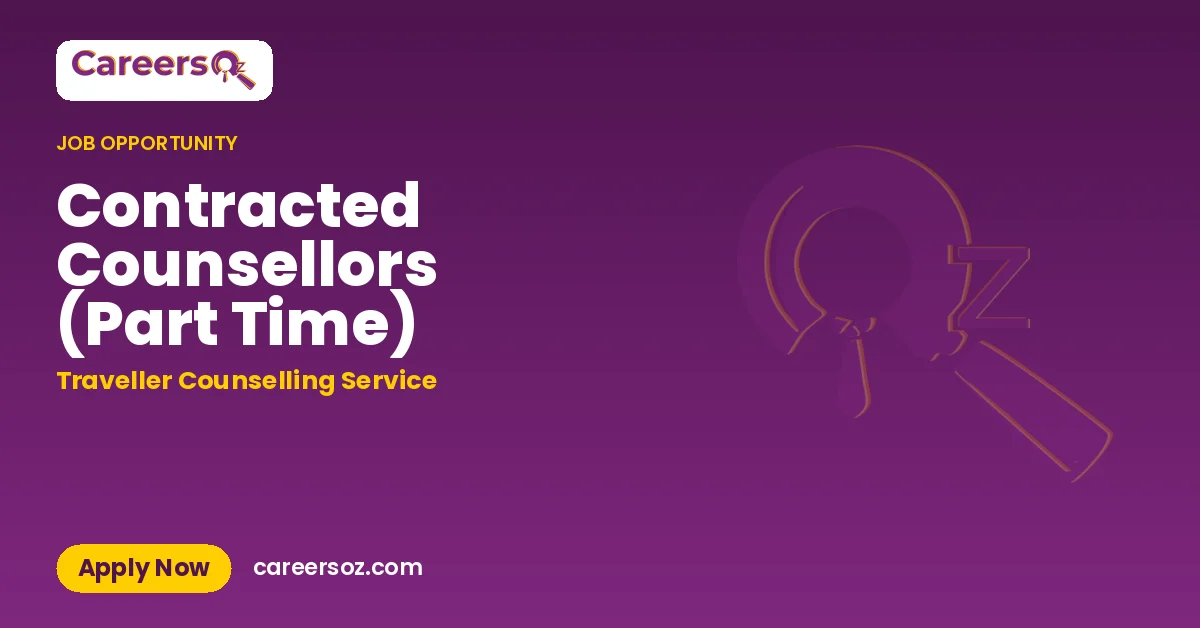 Contracted Counsellors (Part Time) – Traveller Counselling Service