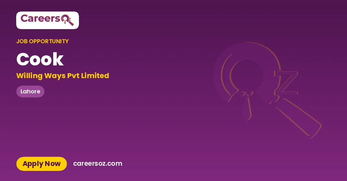 Cook – Willing Ways Pvt Limited