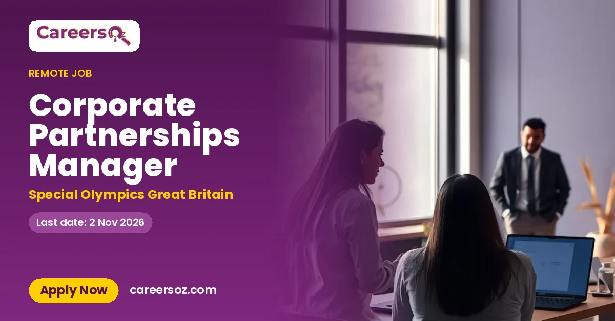 Corporate Partnerships Manager – Special Olympics Great Britain