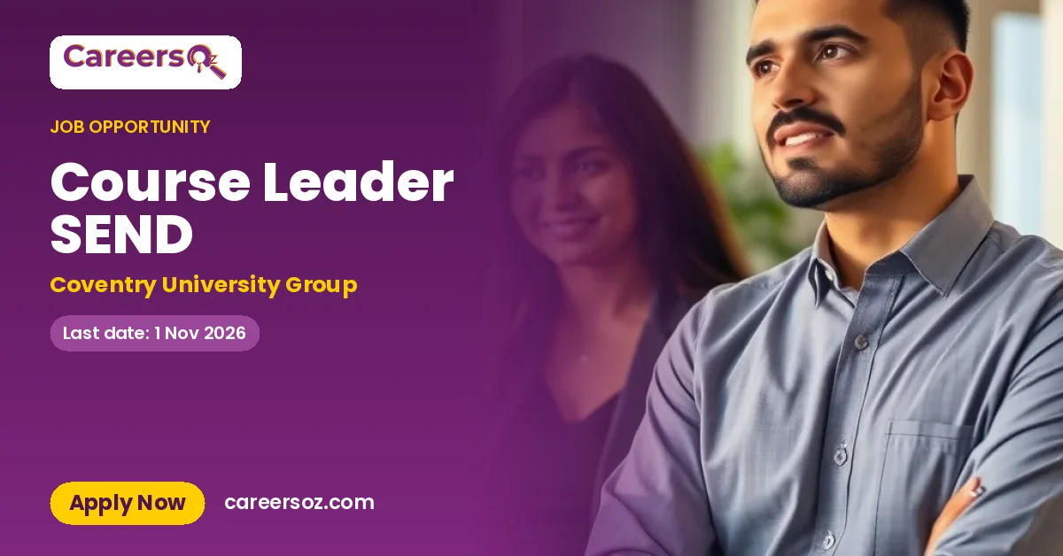 Course Leader SEND – Coventry University Group