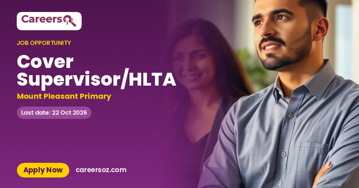 Cover Supervisor/HLTA – Mount Pleasant Primary