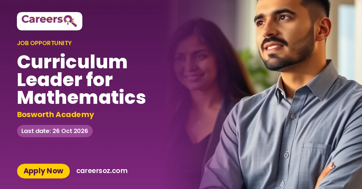 Curriculum Leader for Mathematics – Bosworth Academy
