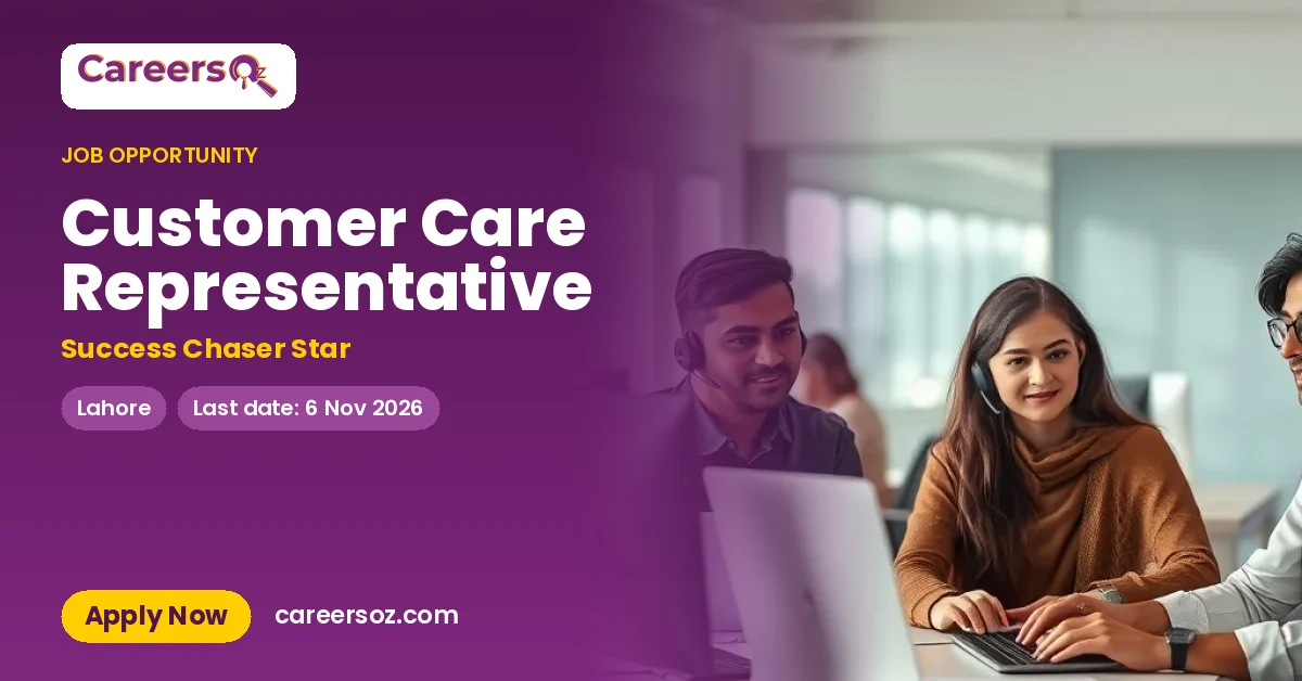 Customer Care Representative – Success Chaser Star