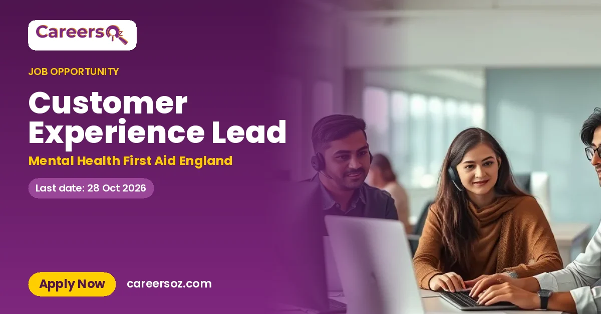 Customer Experience Lead – Mental Health First Aid England